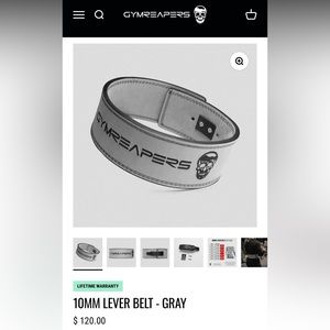 COPY - Gymreapers Weight Lifting Belt